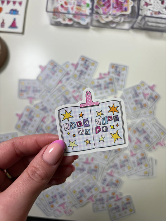 Creative Babe Die Cut Sticker