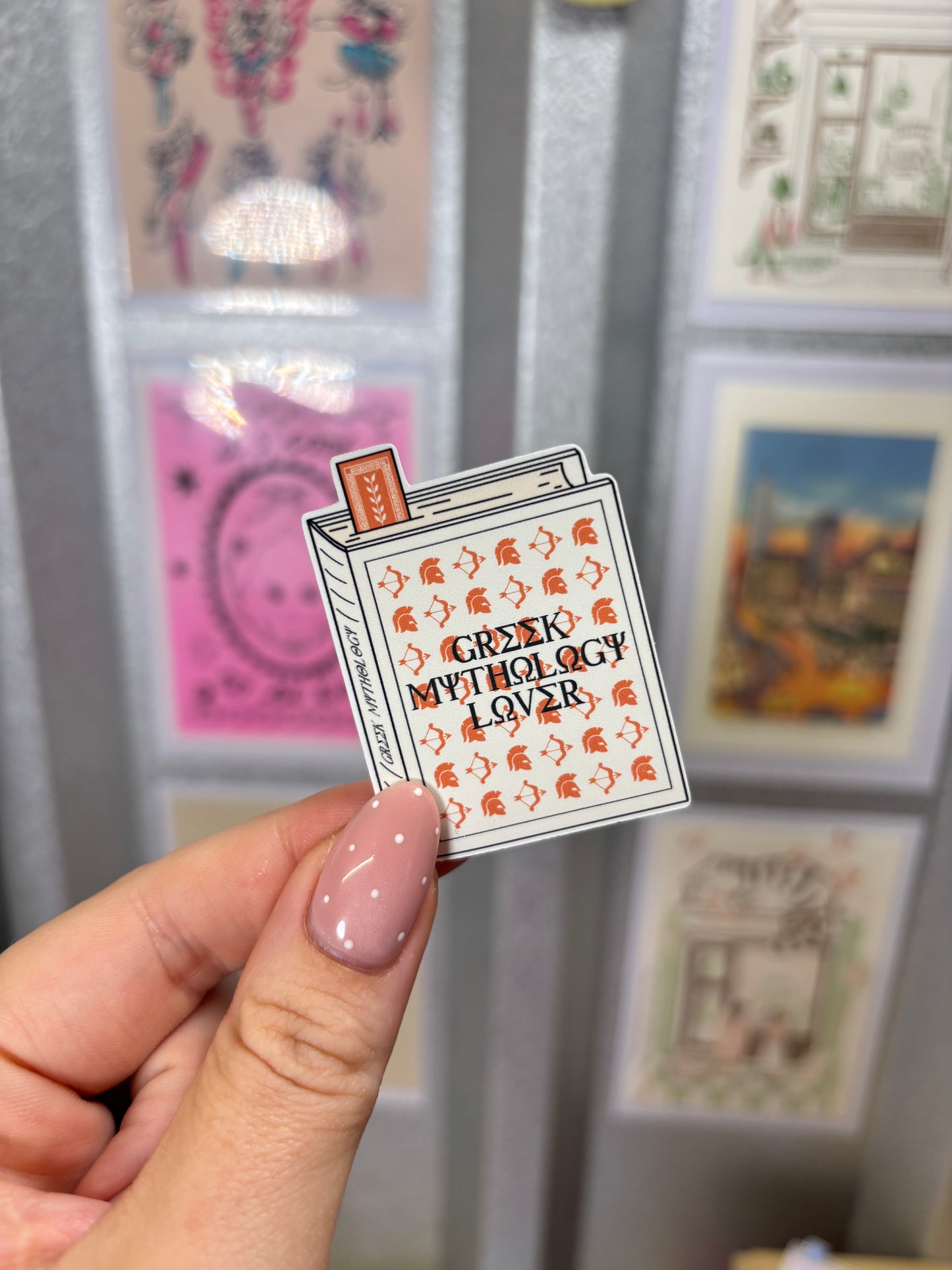 Greek Mythology Lover Die Cut Sticker