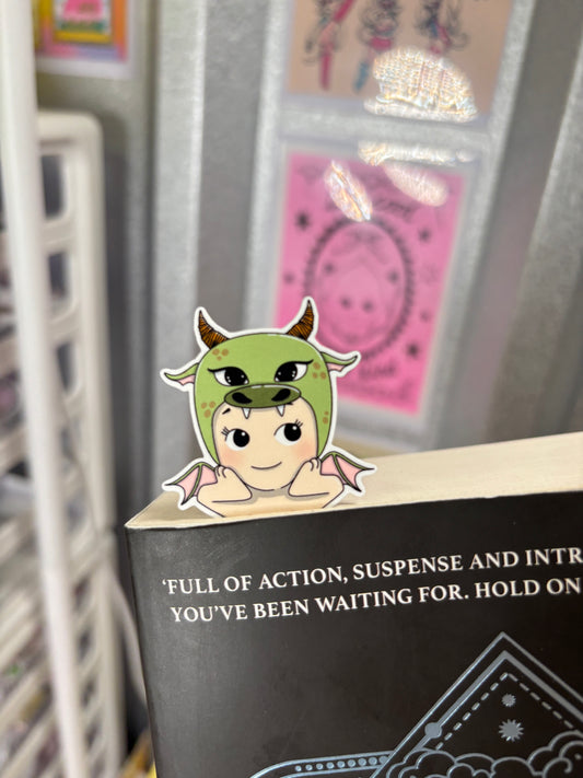 Green Dragon Boy Bookmark Hipper