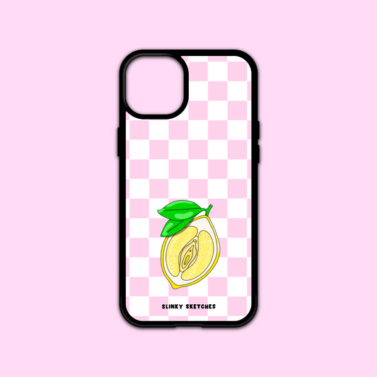 Lemon Check Phone Case