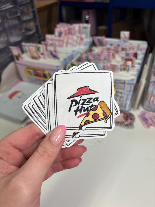 Pizza Die Cut Sticker