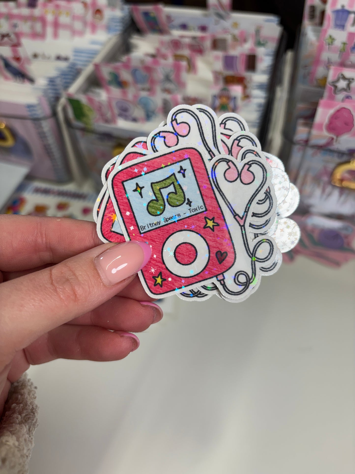 MP3 Die Cut Sticker
