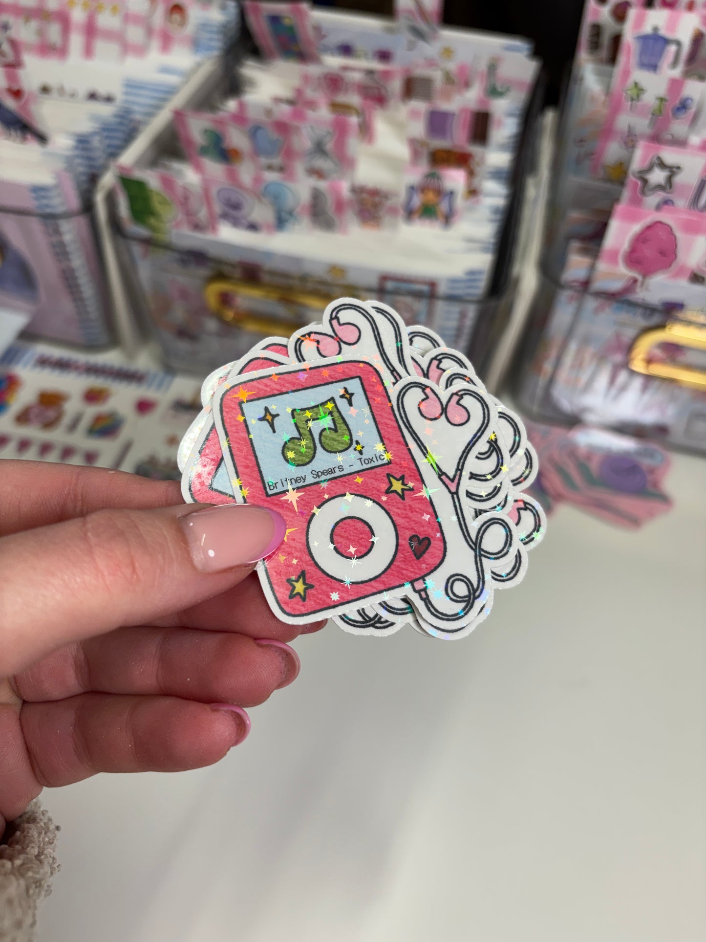 MP3 Die Cut Sticker