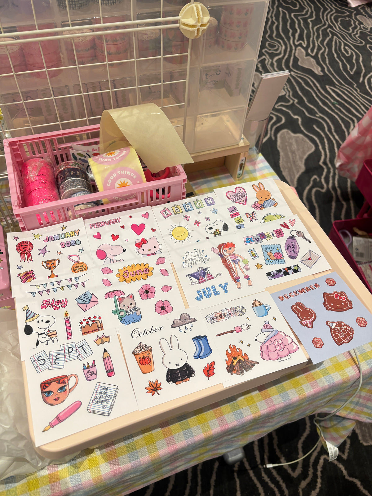 Monthly Sheet Pack