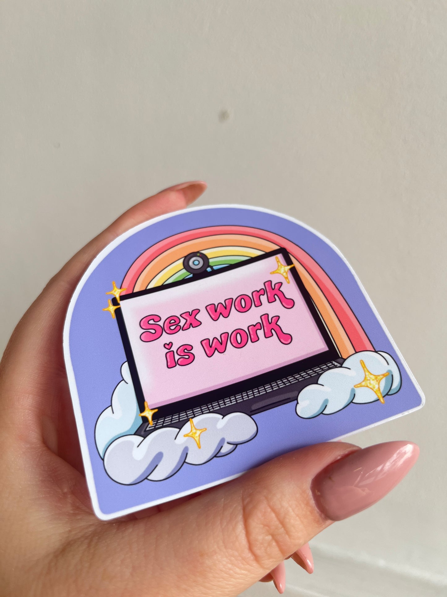 Sex Work is Work Sticker