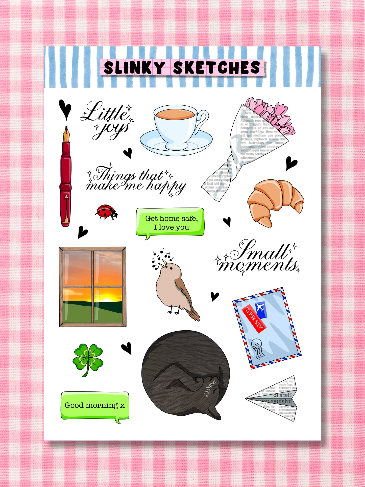 Little Joys A6 Sticker Sheet