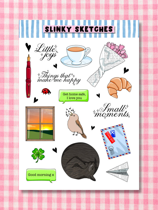 Little Joys A6 Sticker Sheet