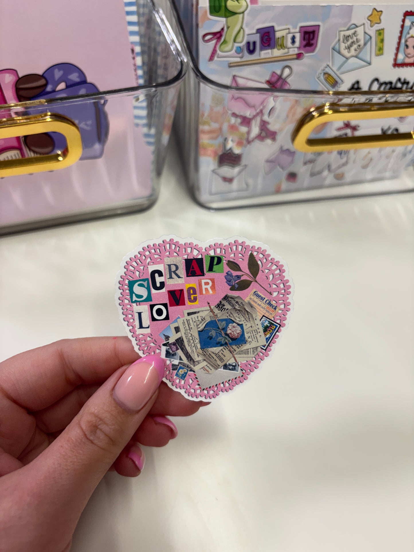 Scrap Lover Die Cut Sticker