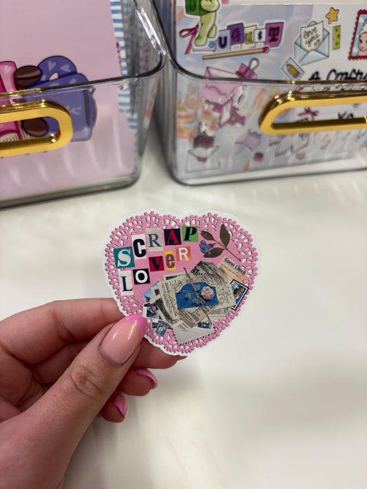 Scrap Lover Die Cut Sticker