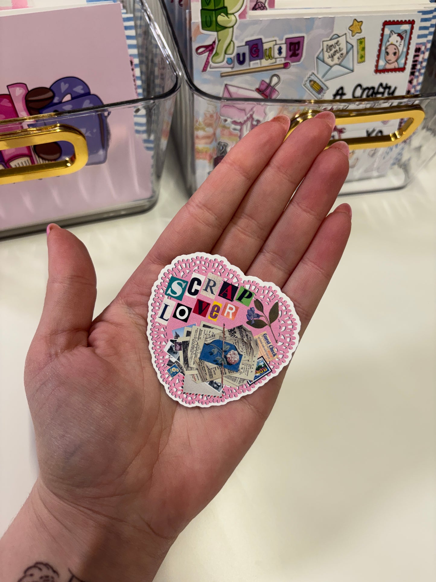 Scrap Lover Die Cut Sticker