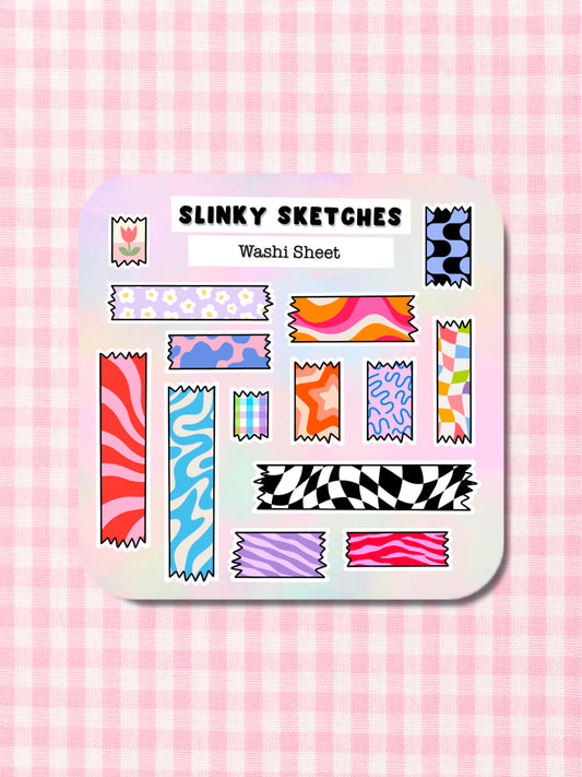 Washi Sticker Sheet