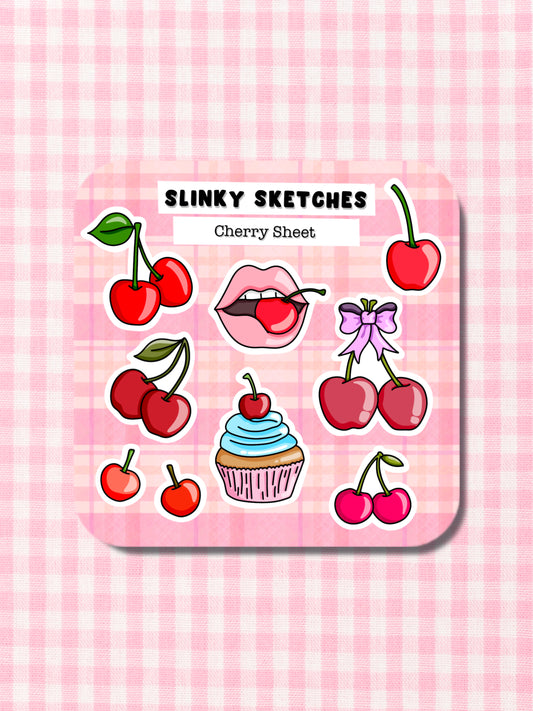 Cherries Sticker Sheet