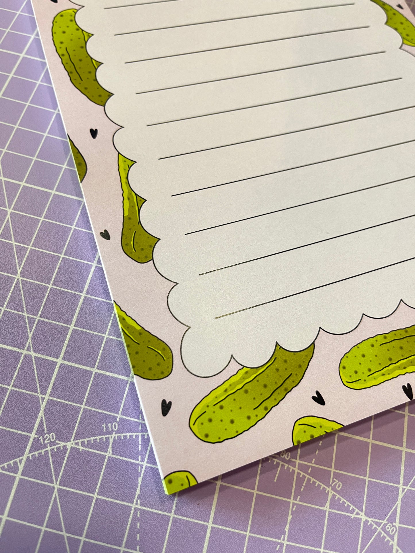 Pickle Lined Notepad