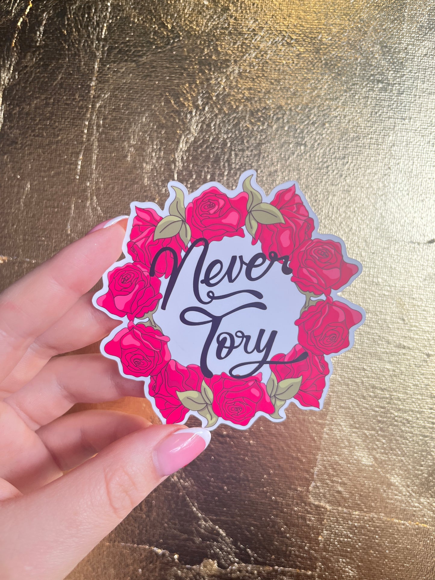 Never Tory Sticker