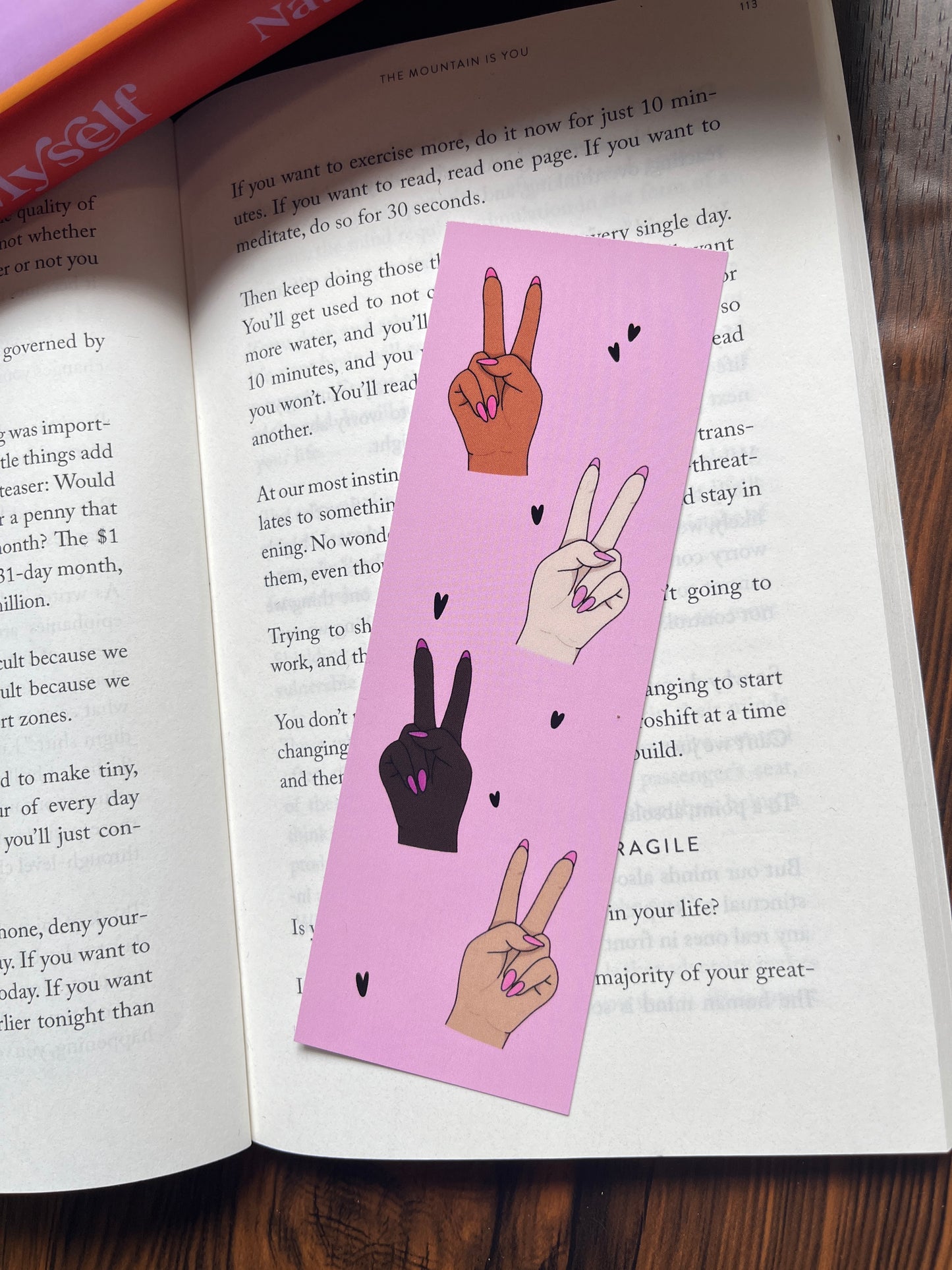 Peace Tassel Bookmark