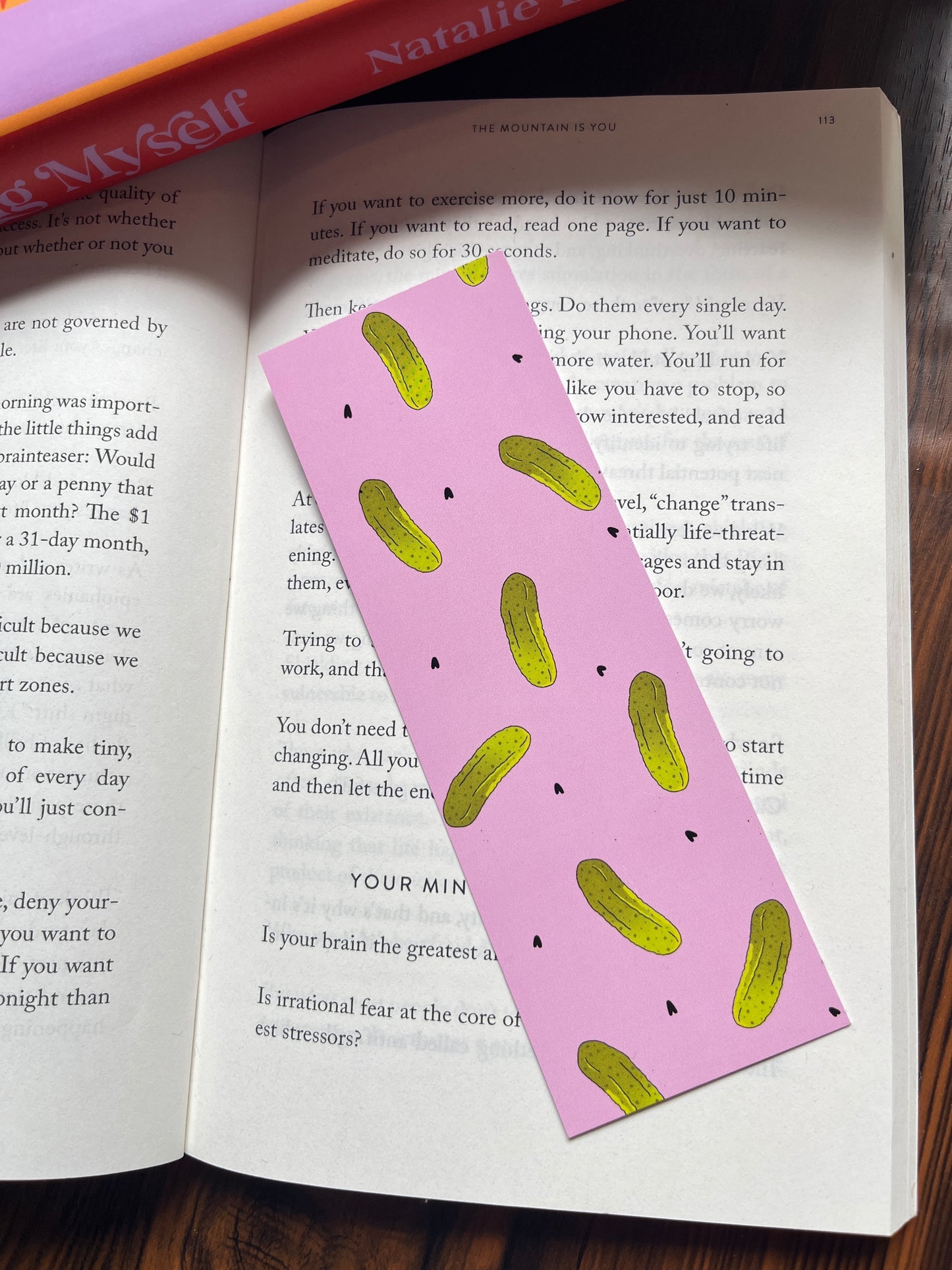 Pickle Tassel Bookmark