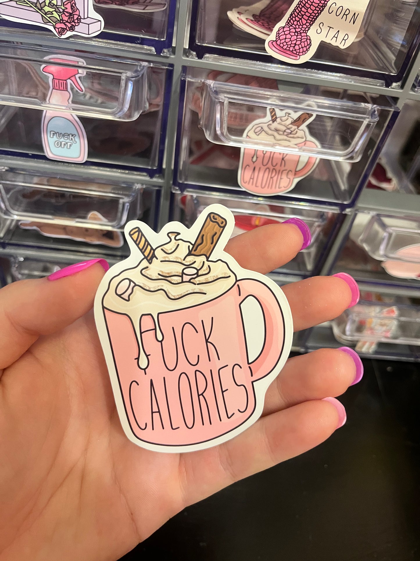 Fuck Calories Sticker