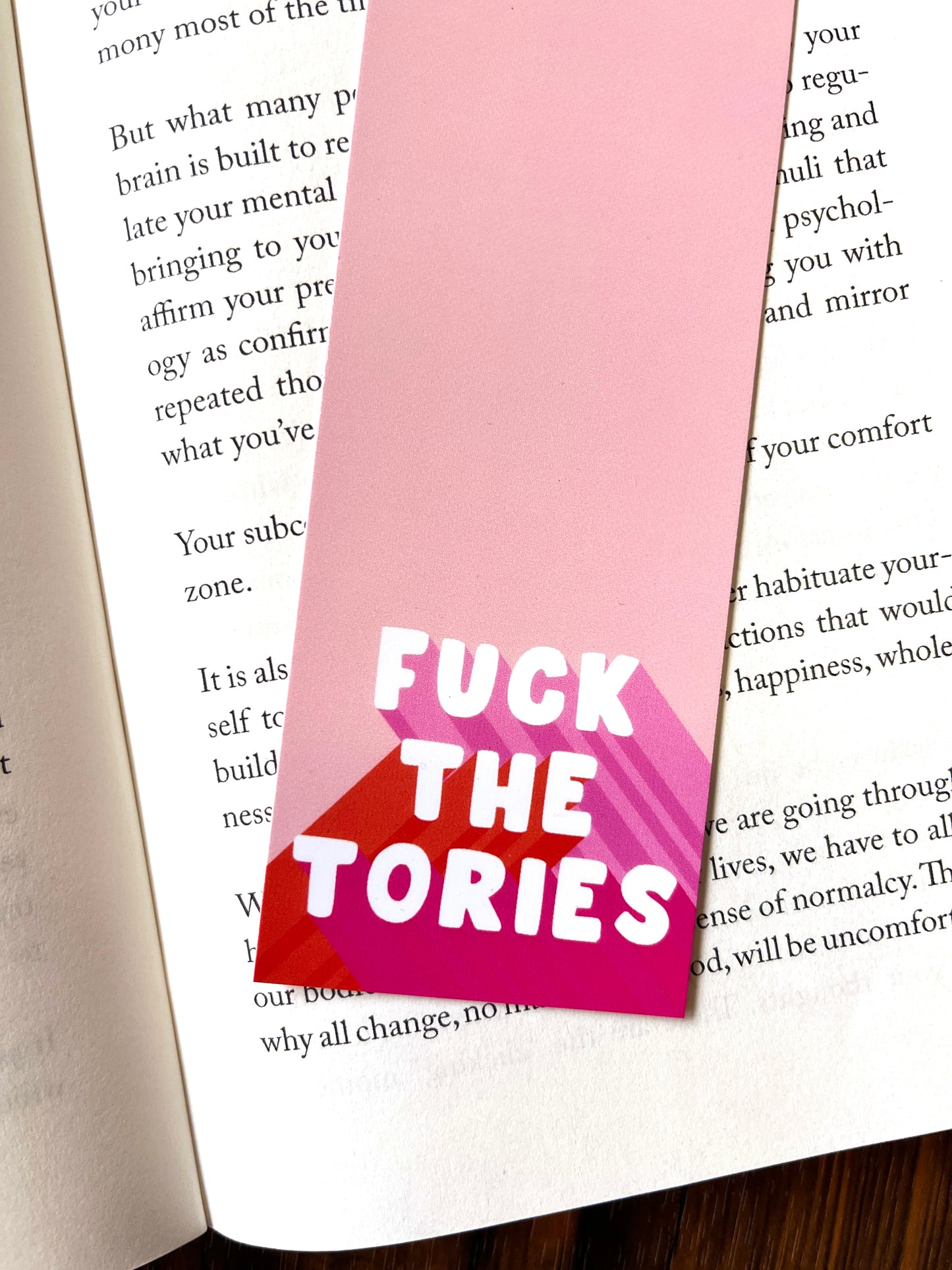 Fuck the Tories Tassel Bookmark