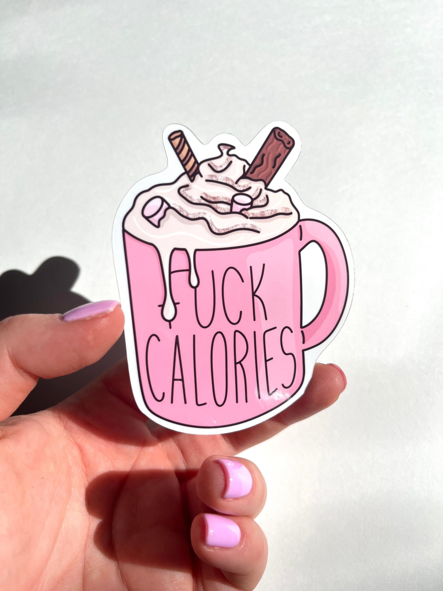 Fuck Calories Sticker