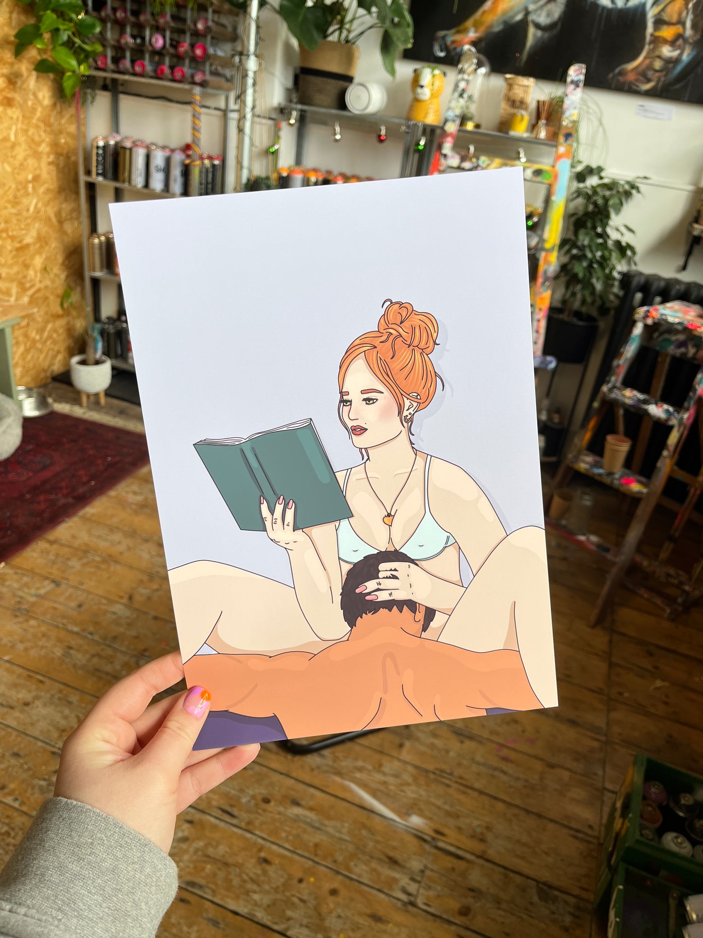 'I'd Rather be Reading' Print