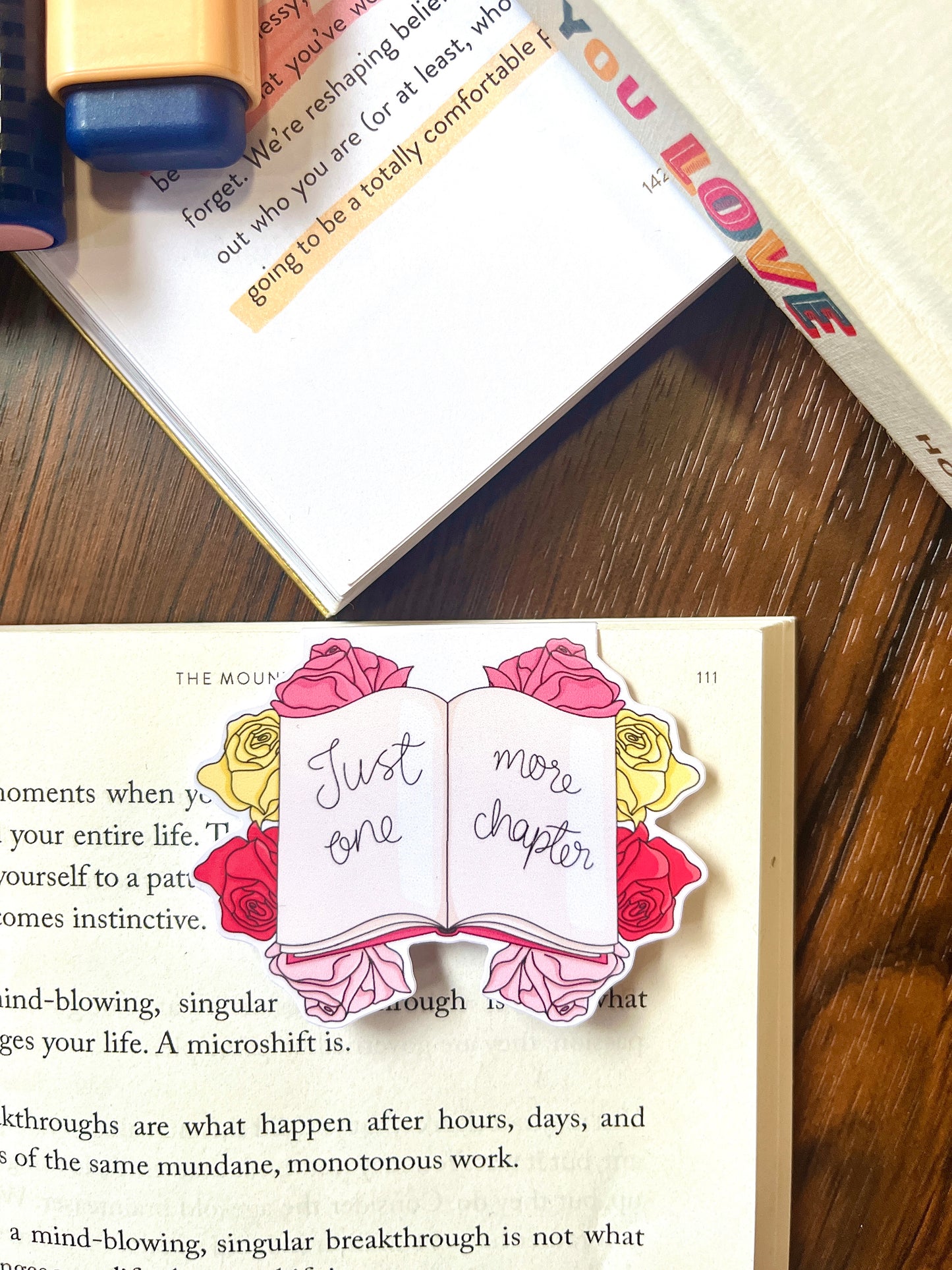 Just One More Chapter Magnetic Bookmark - HOLOGRAPHIC