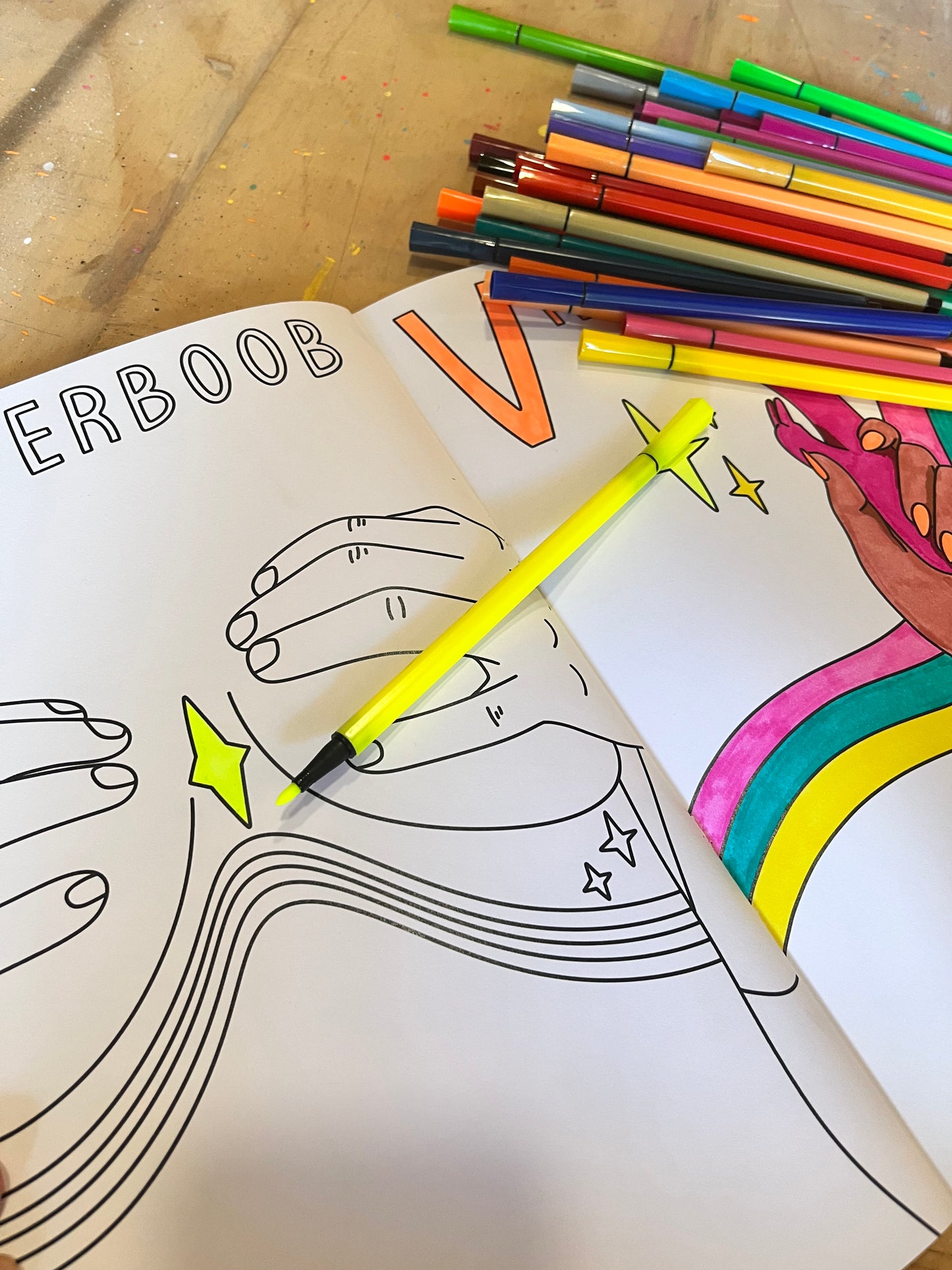 SECONDS The A-Z of Sexual Activity Colouring in Book