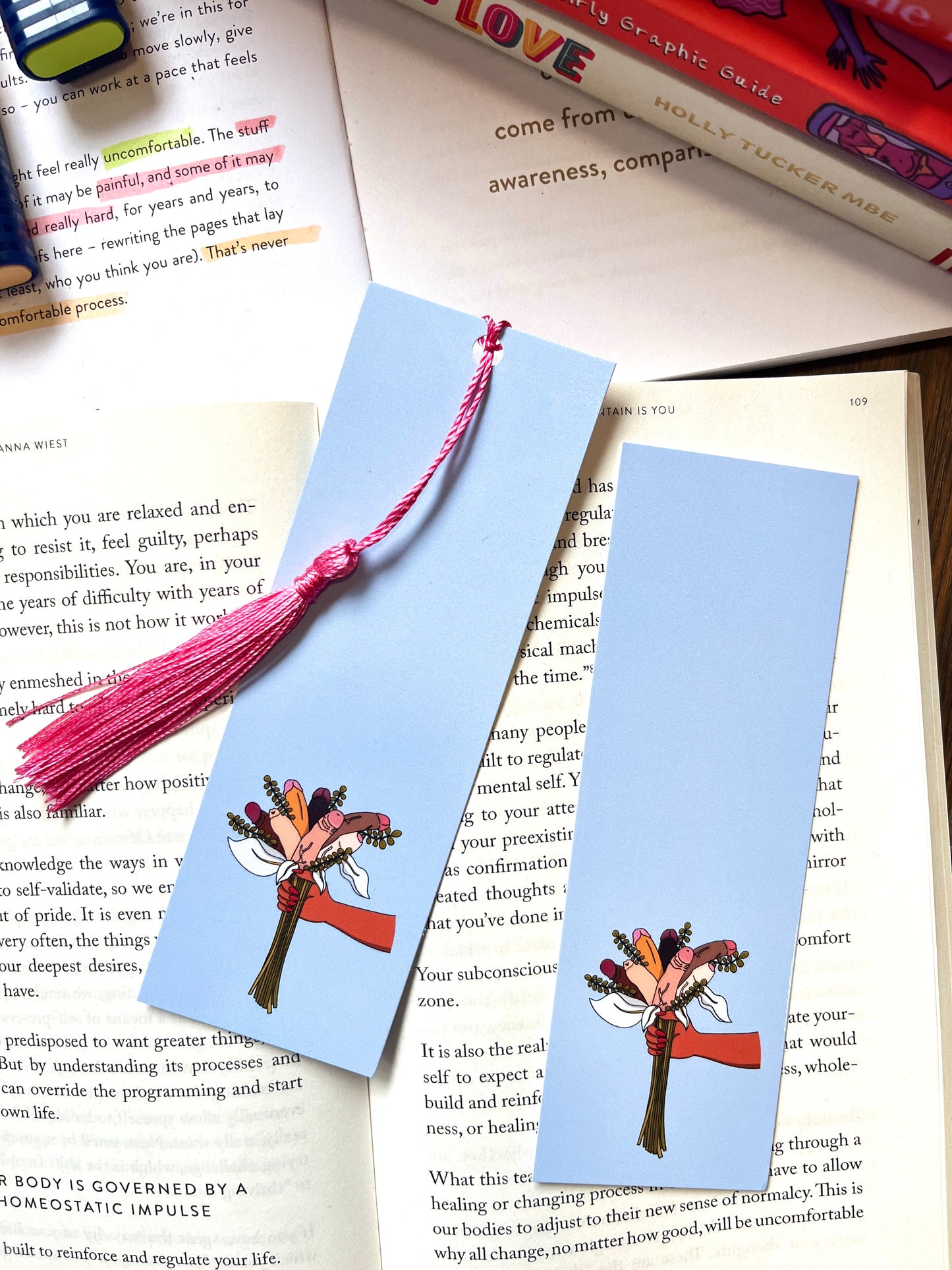 Bunch of Dicks Tassel Bookmark